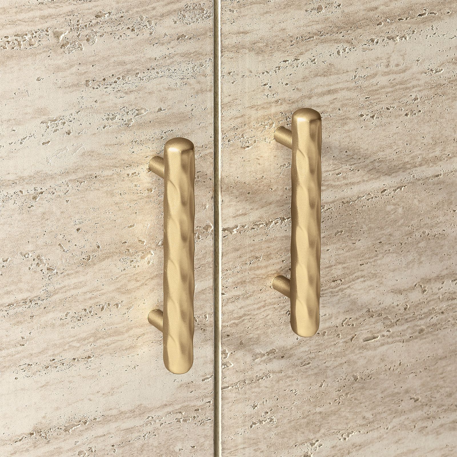 Renata 72 Inch Travertine-Textured Sideboard | HERNEST