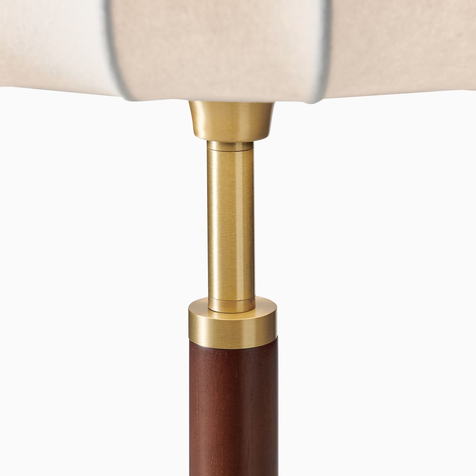 ハンドメイドlamp 20 inch solid wooden table lamp with soft lamp shade vintage style
