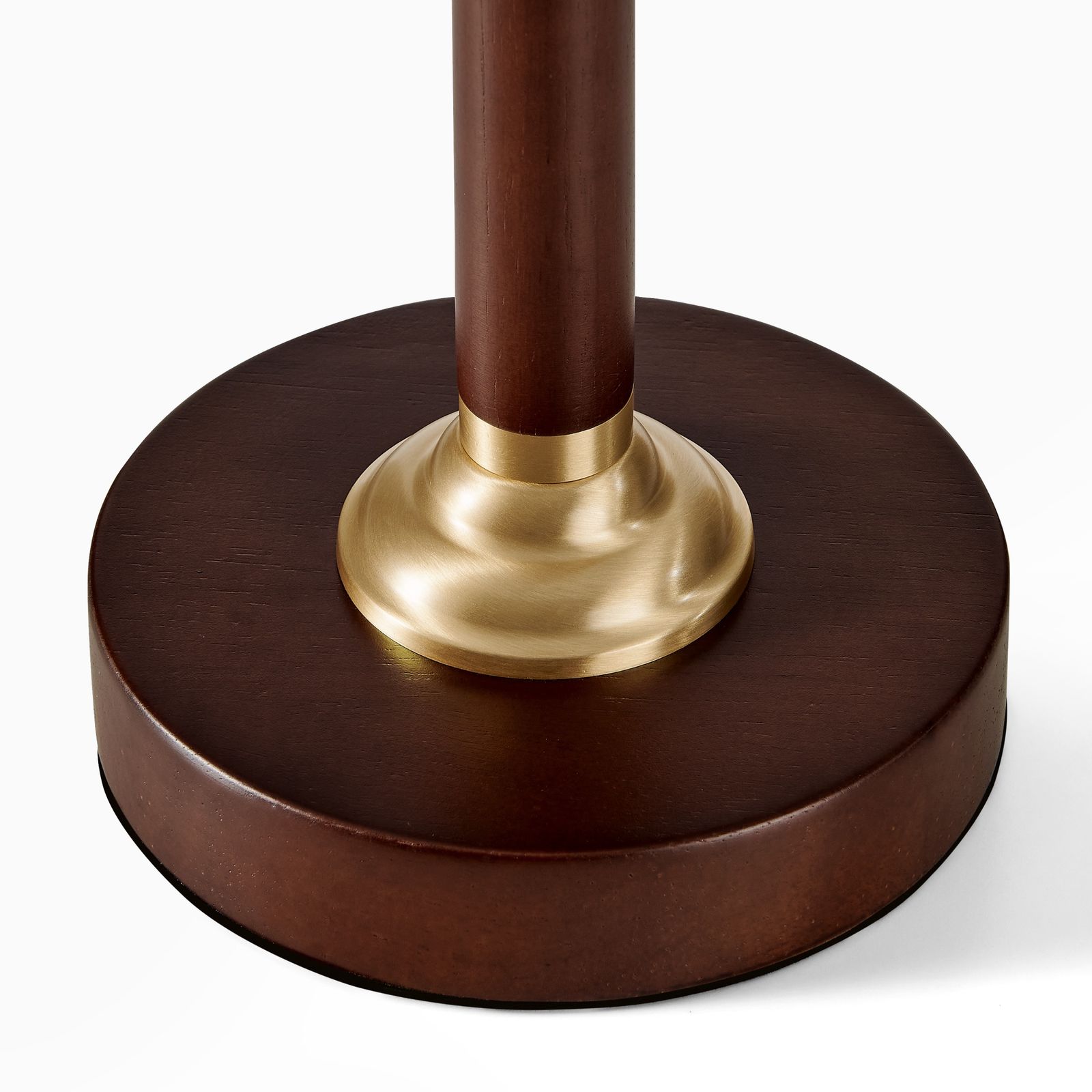 20 inch solid wooden table lamp with soft lamp shade vintage style