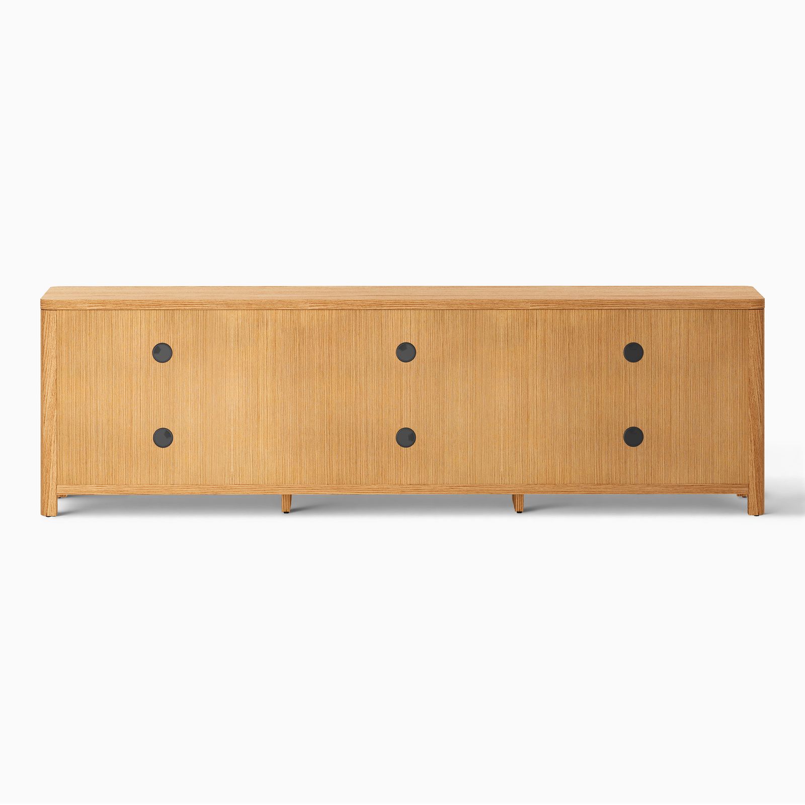 Alvborg 84 inch Natural Rattan TV Stand with Storage and
