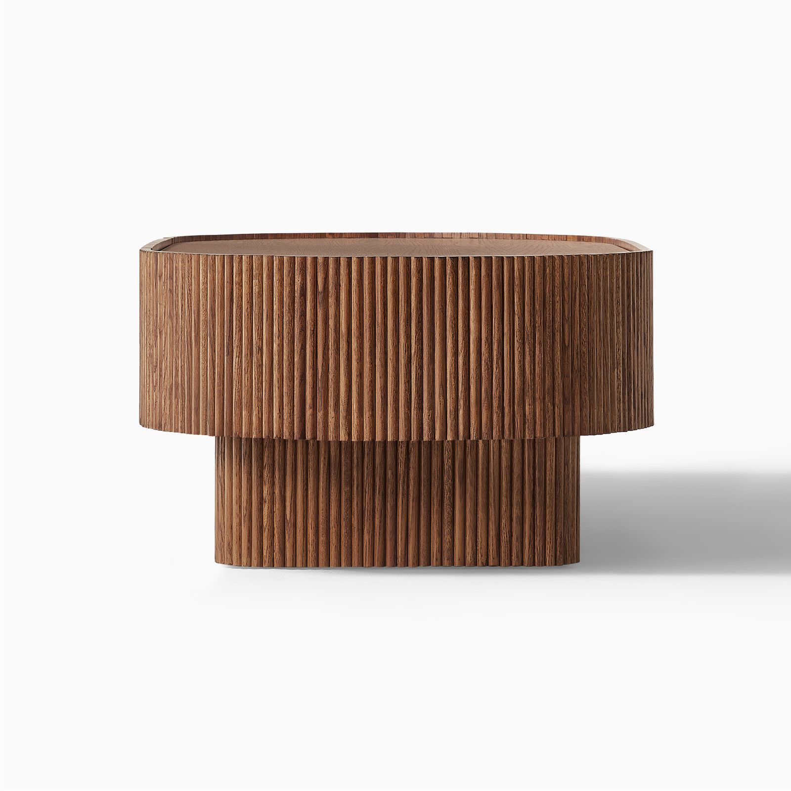 Marisol 55 Inch Oak Coffee Table in Warm Brown Oak | HERNEST