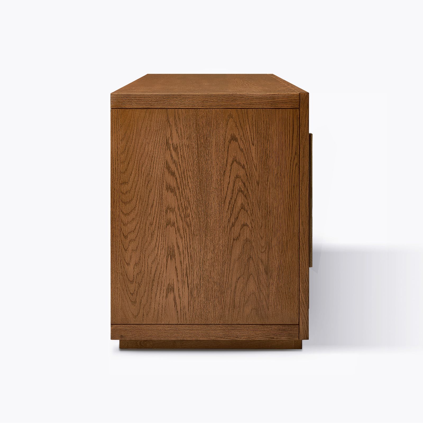 超レア Adriano&Paolo Giorgetti社 1984 ポストモダン Lira 84 inch Warm Brown Solid Oak TV Stand | HERNEST