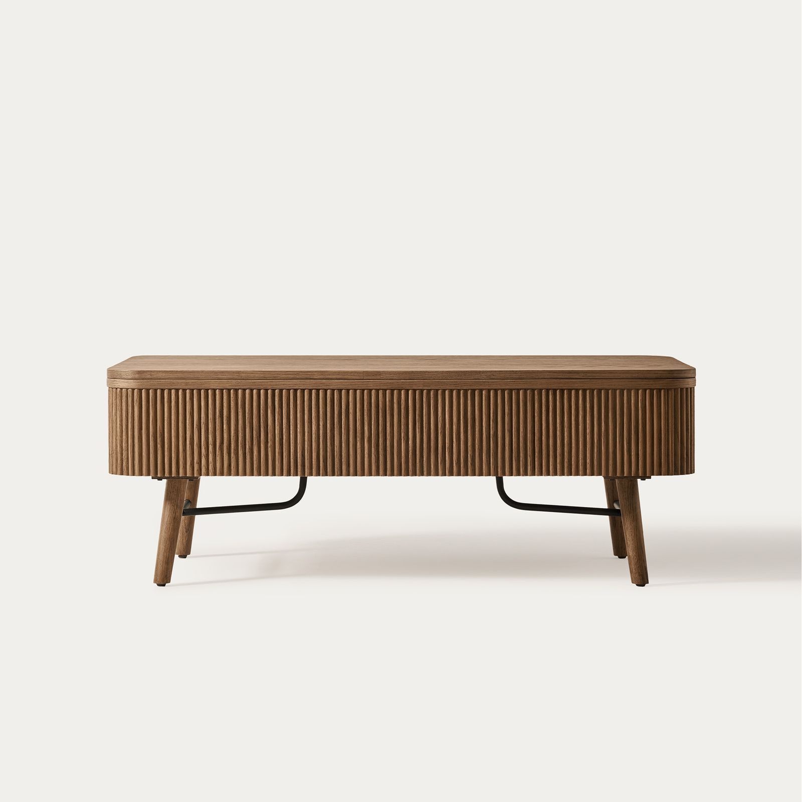 Magnus 47 inch Lift Top Brown Oak Coffee Table with Drawers and