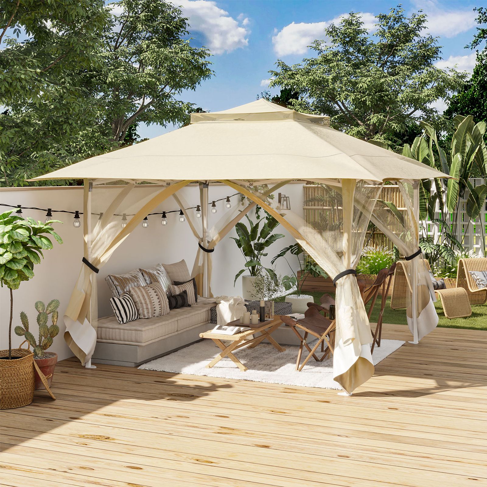 garden portable gazebos for decks