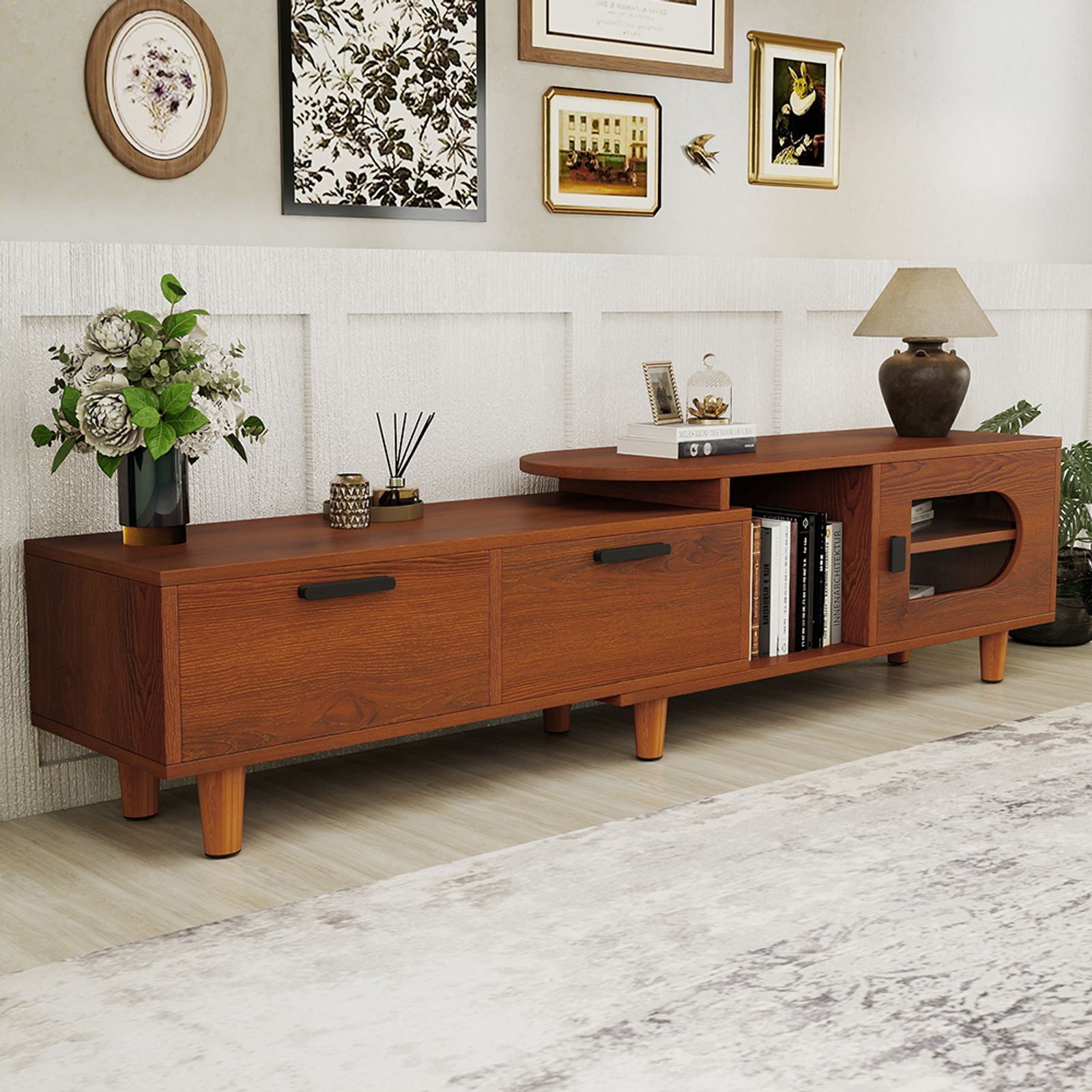 テレビ台 Tv cabinet with drawers&adjustable shelf Amazon.com: Yaheetech TV Stand for TVs up to 65 Inch, 55 Inch