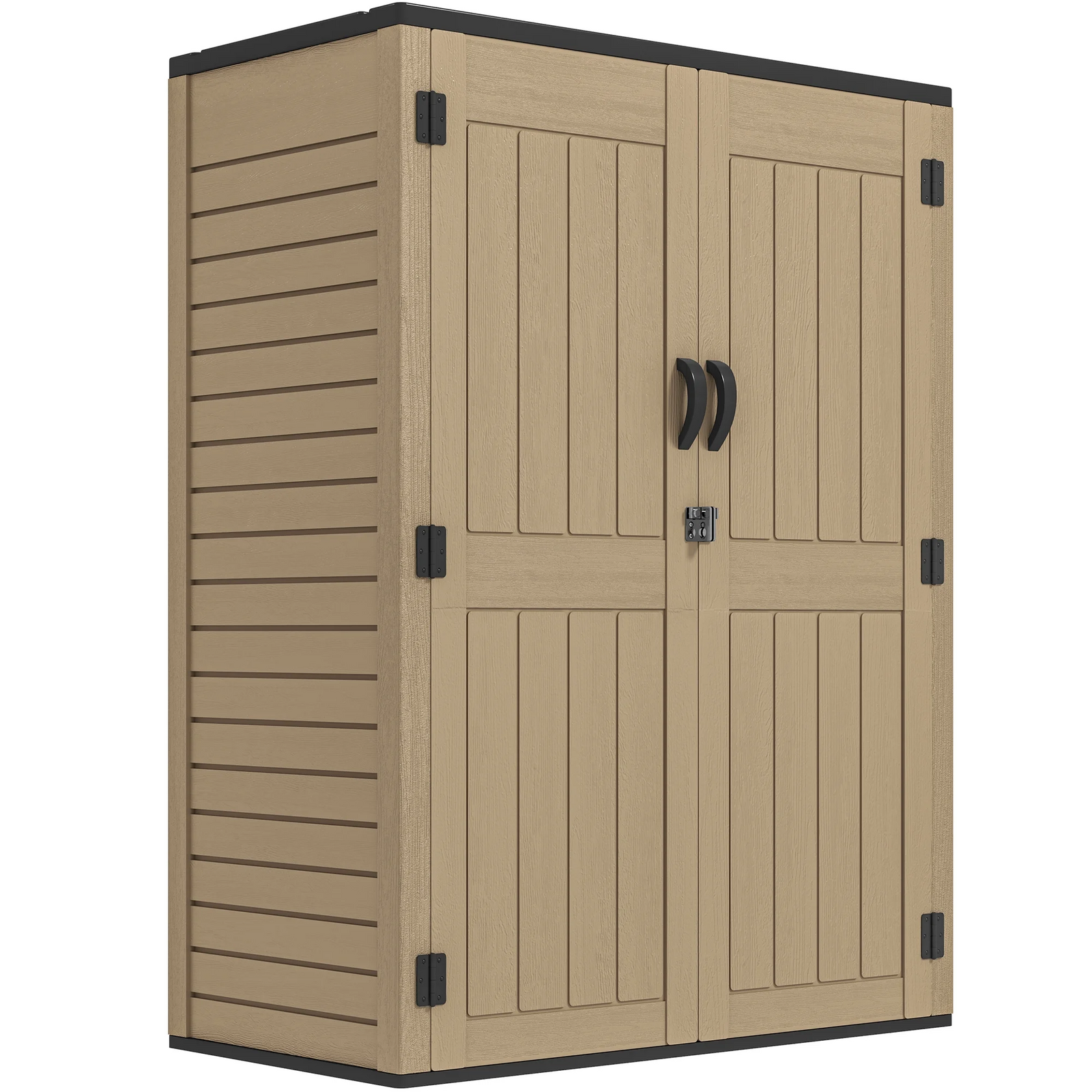Yitahome | 59 cuft Outdoor Resin Storage Shed with Lockable for Garden