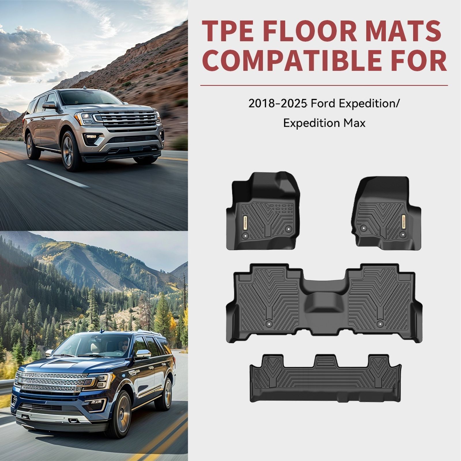 YITAMOTOR® 2018-2025 Ford Expedition/Expedition Max with 2nd Row