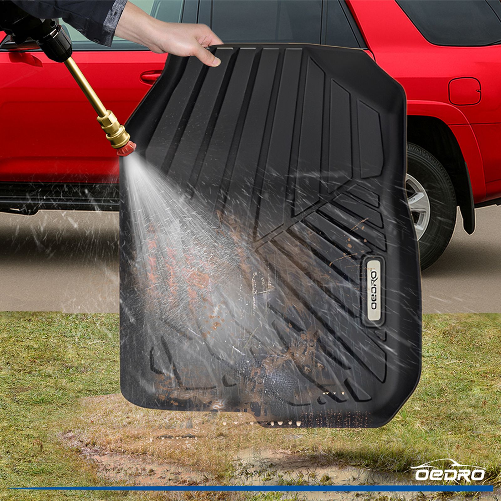 powoq Cargo Mat Compatible with 2012-2016 Honda CRV Trunk Mat TPE Backrest Ma