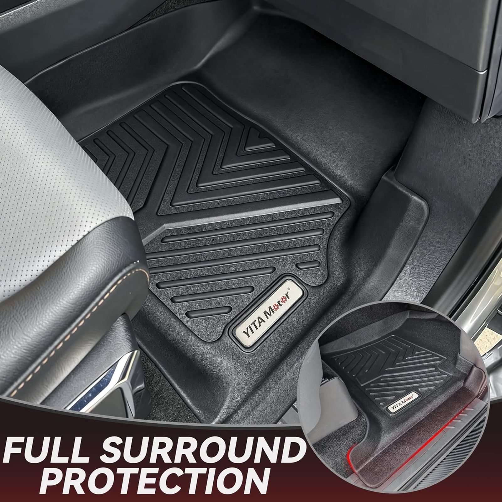 YITAMOTOR All-Weather TPE Floor Mats for 2017-2025 Mazda CX-5