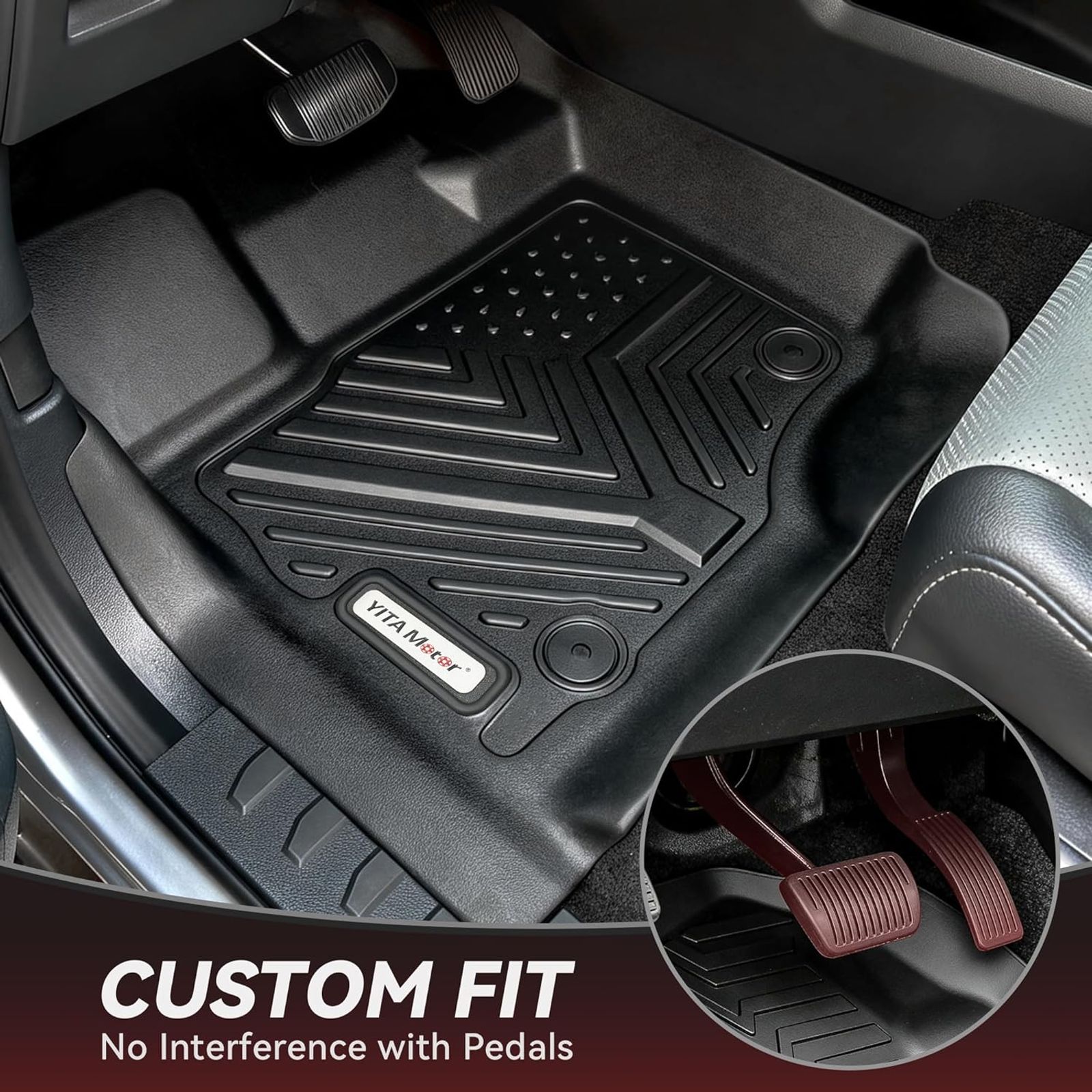 YITAMOTOR All-Weather TPE Floor Mats for 2017-2025 Mazda CX-5