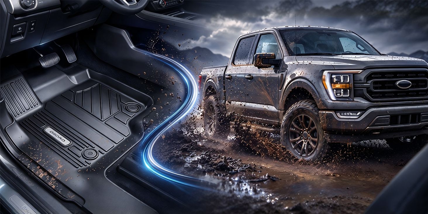 Floor Mats Fit for 2015-2026 Ford F-150/ F150 Lightning SuperCrew Cab