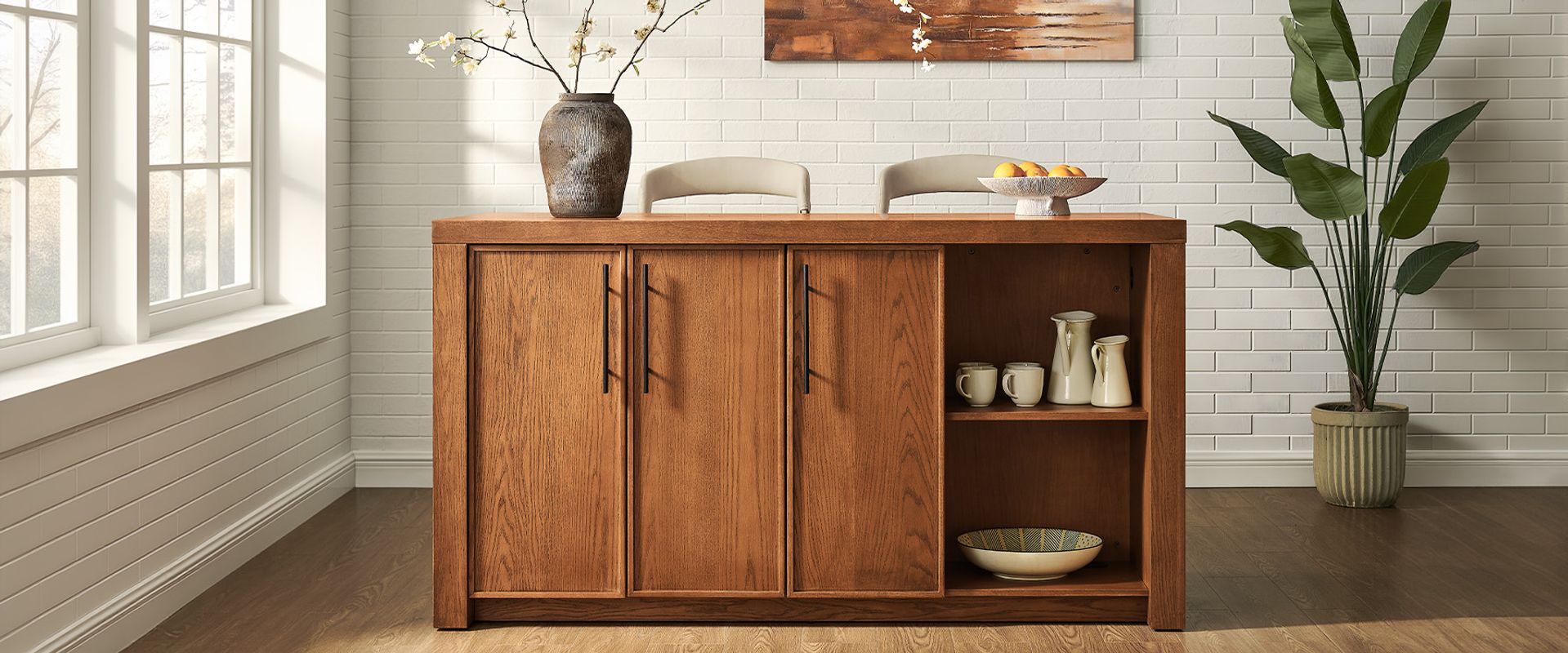 70 Inch Wooden Kitchen Island for Home Bar