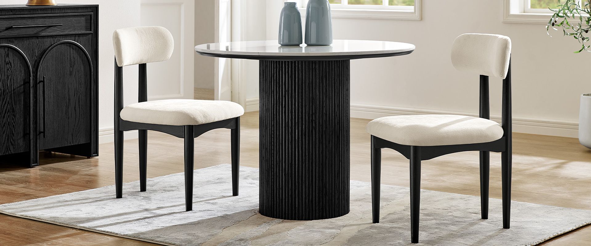 wooden dining table chair