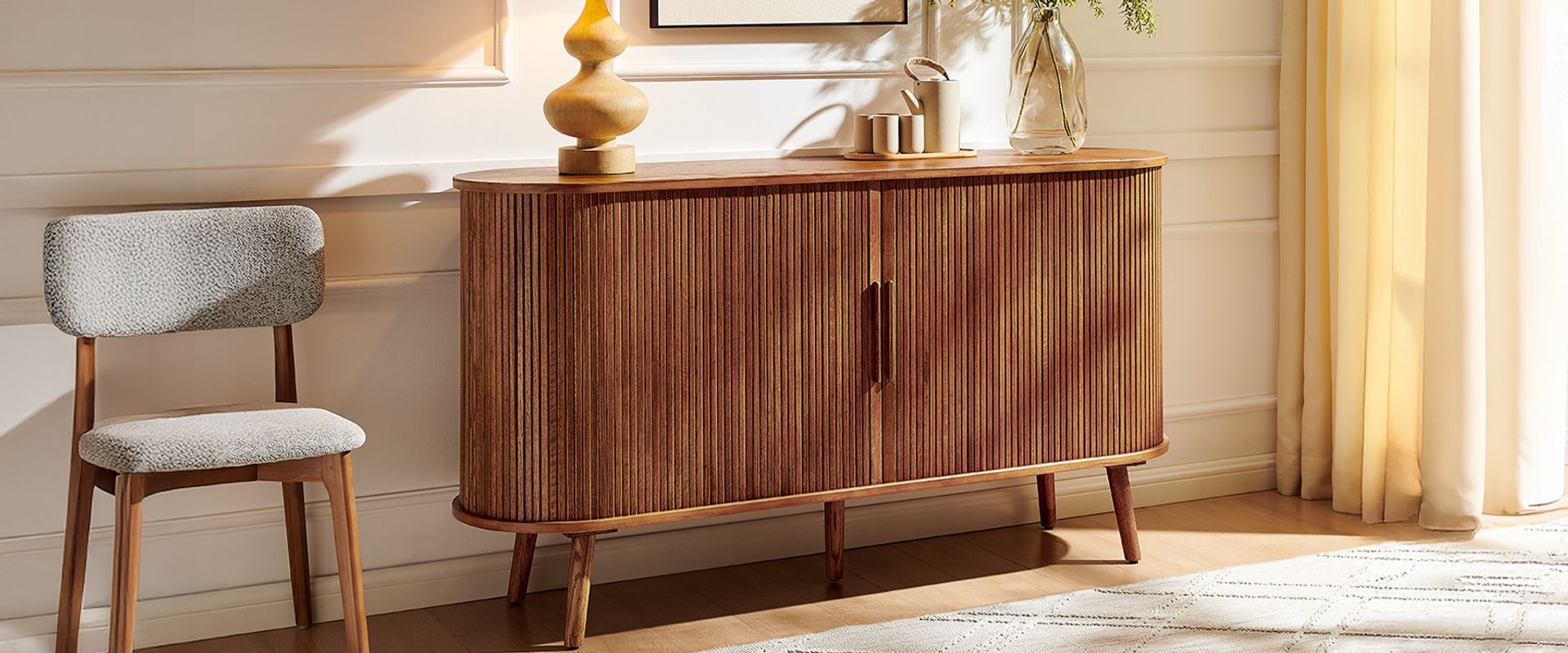 MCM Oak Sideboard
