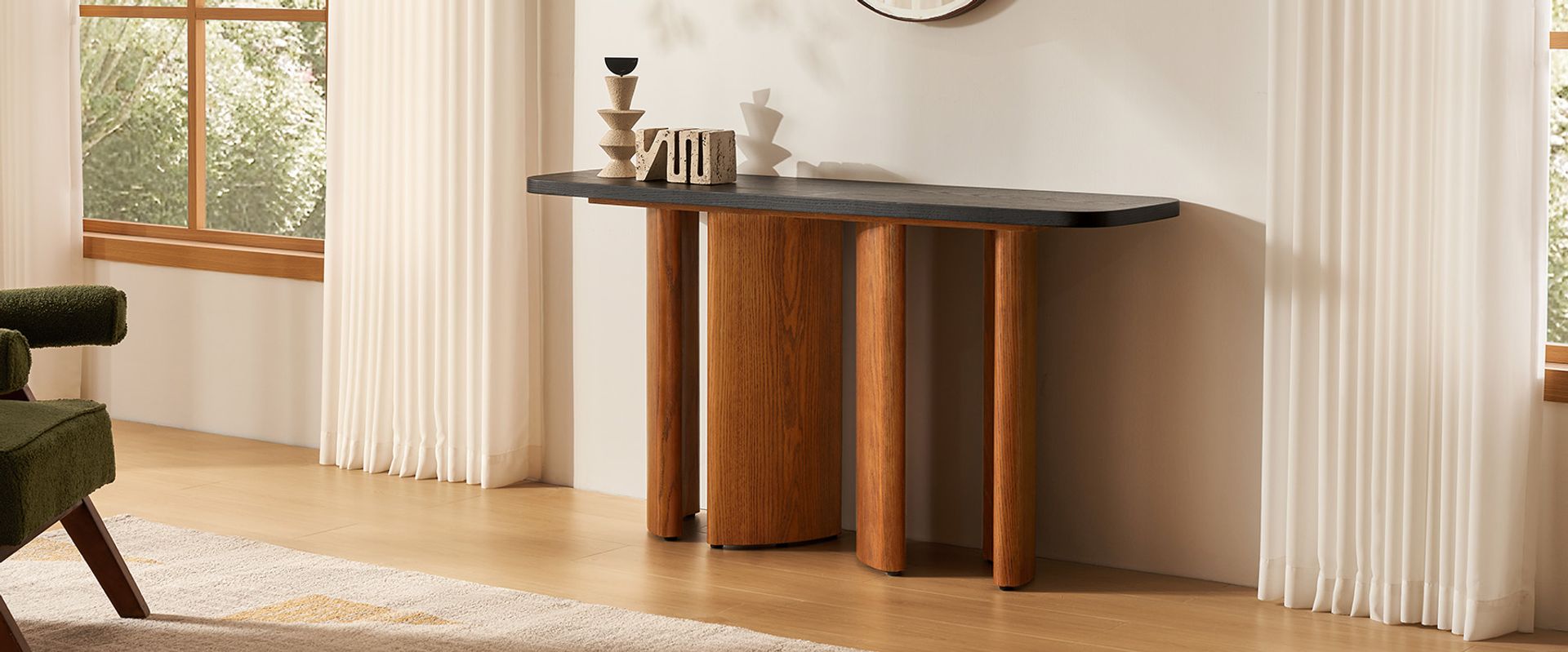 modern console table
