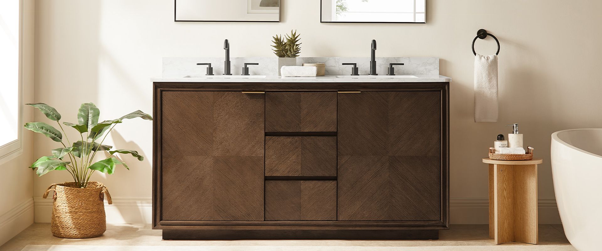 bathroom vanity double sink