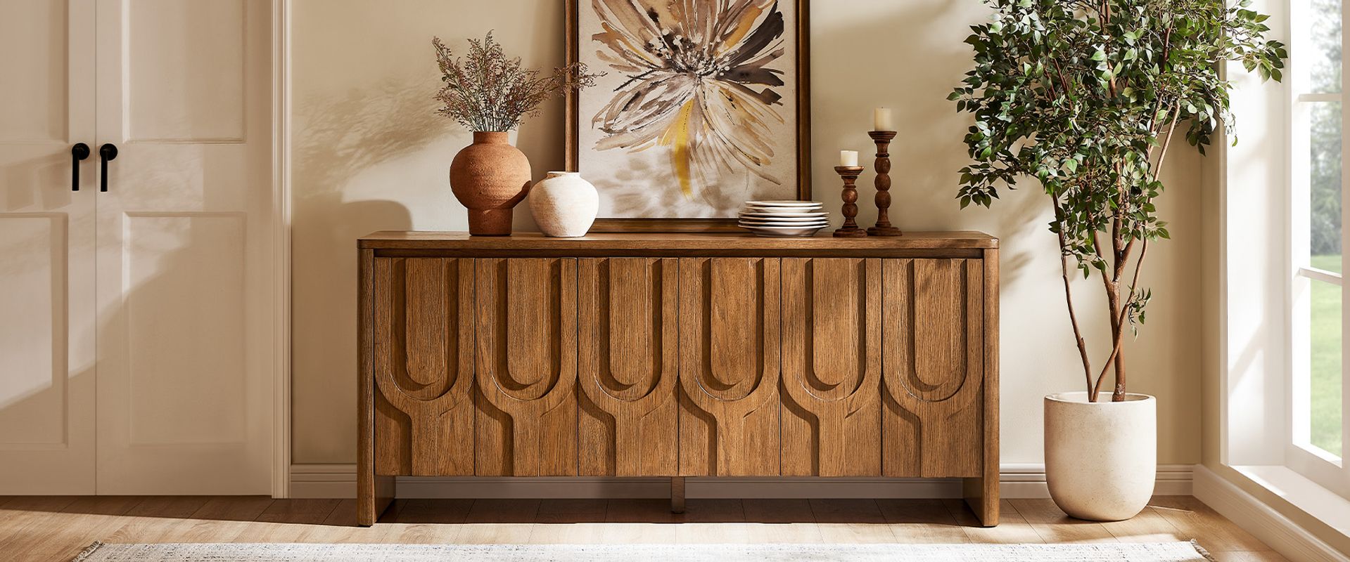 71 wood sideboard 