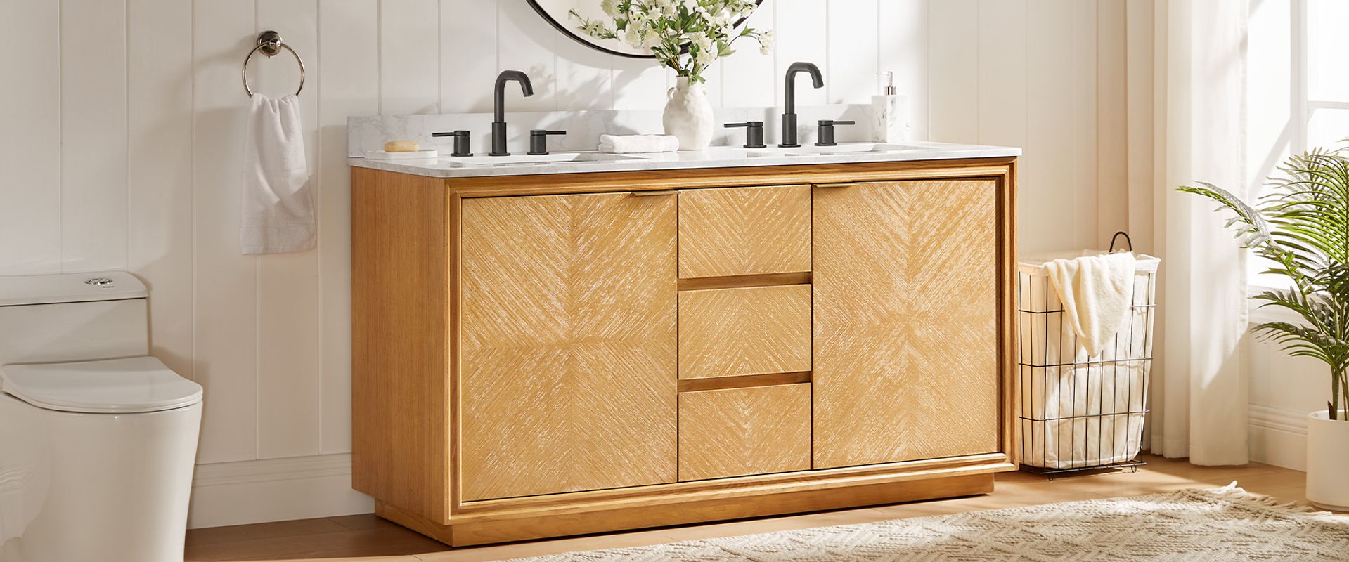 double sink bathroom vanity