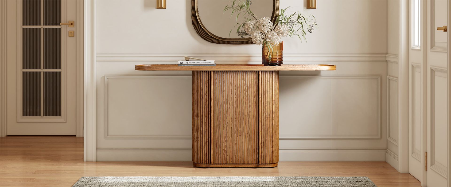 console table with storage