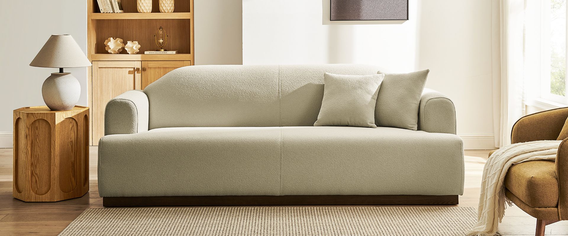 Modern loveseat couch 