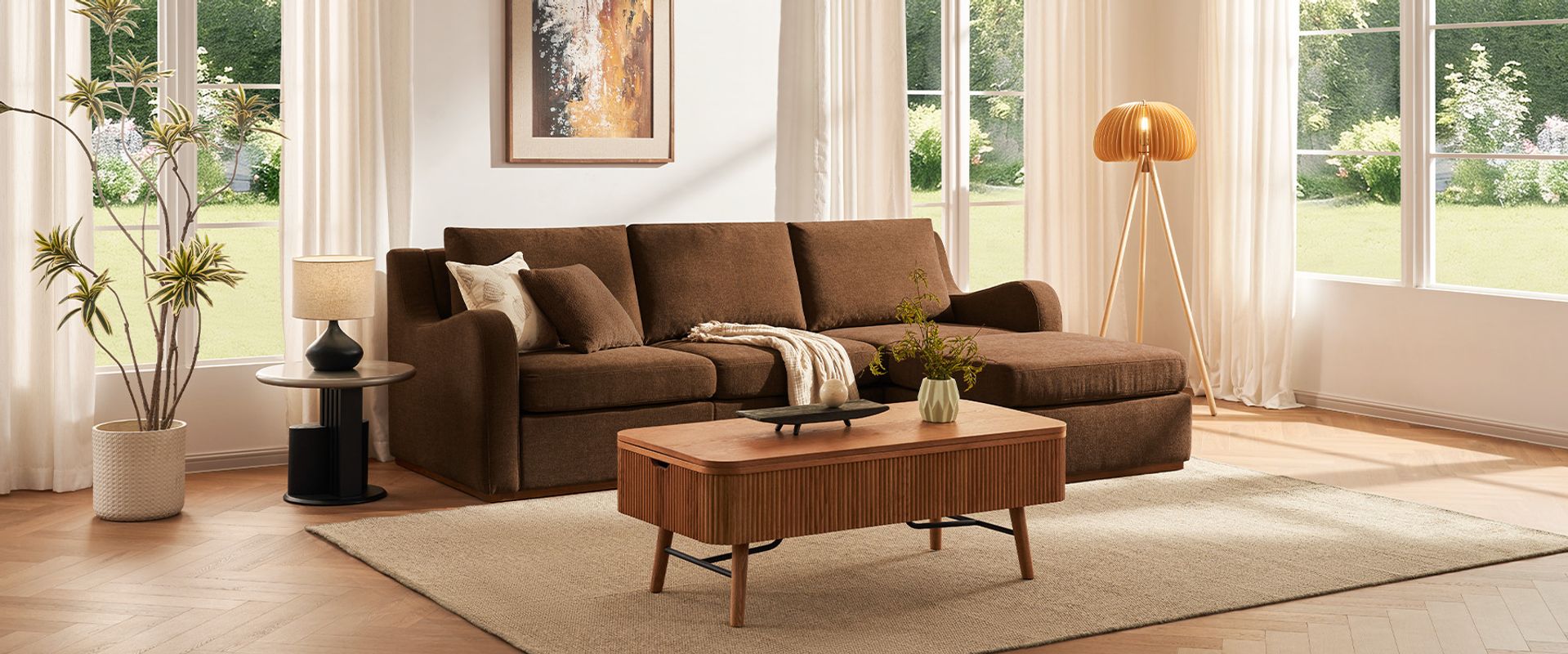Modular sectional sofa