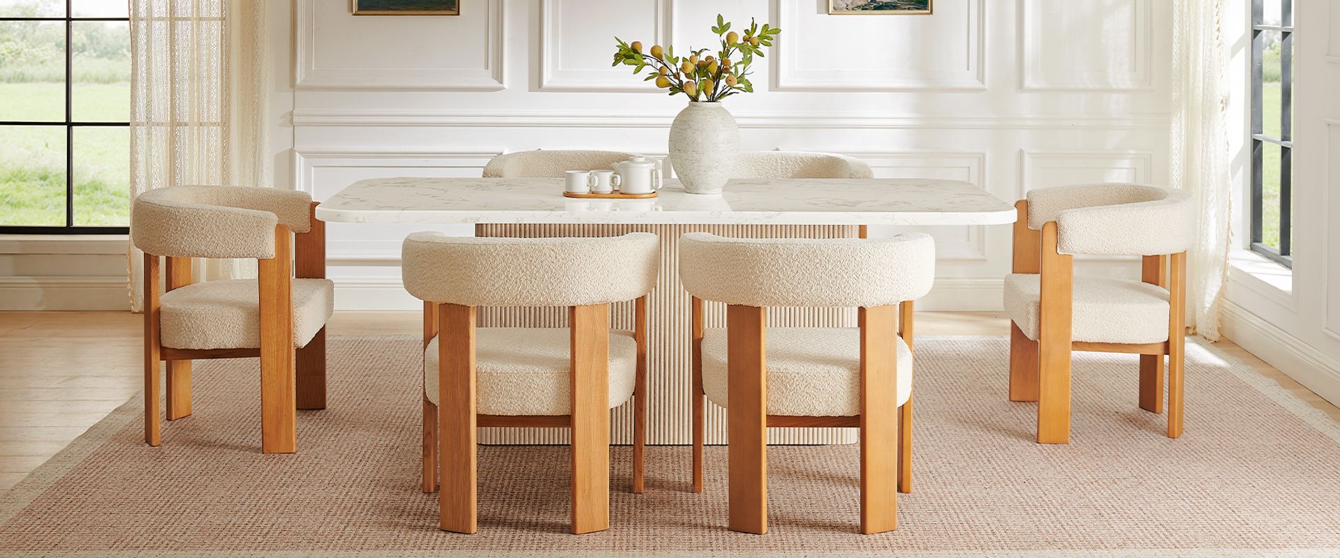 Modern Stone Dining Table