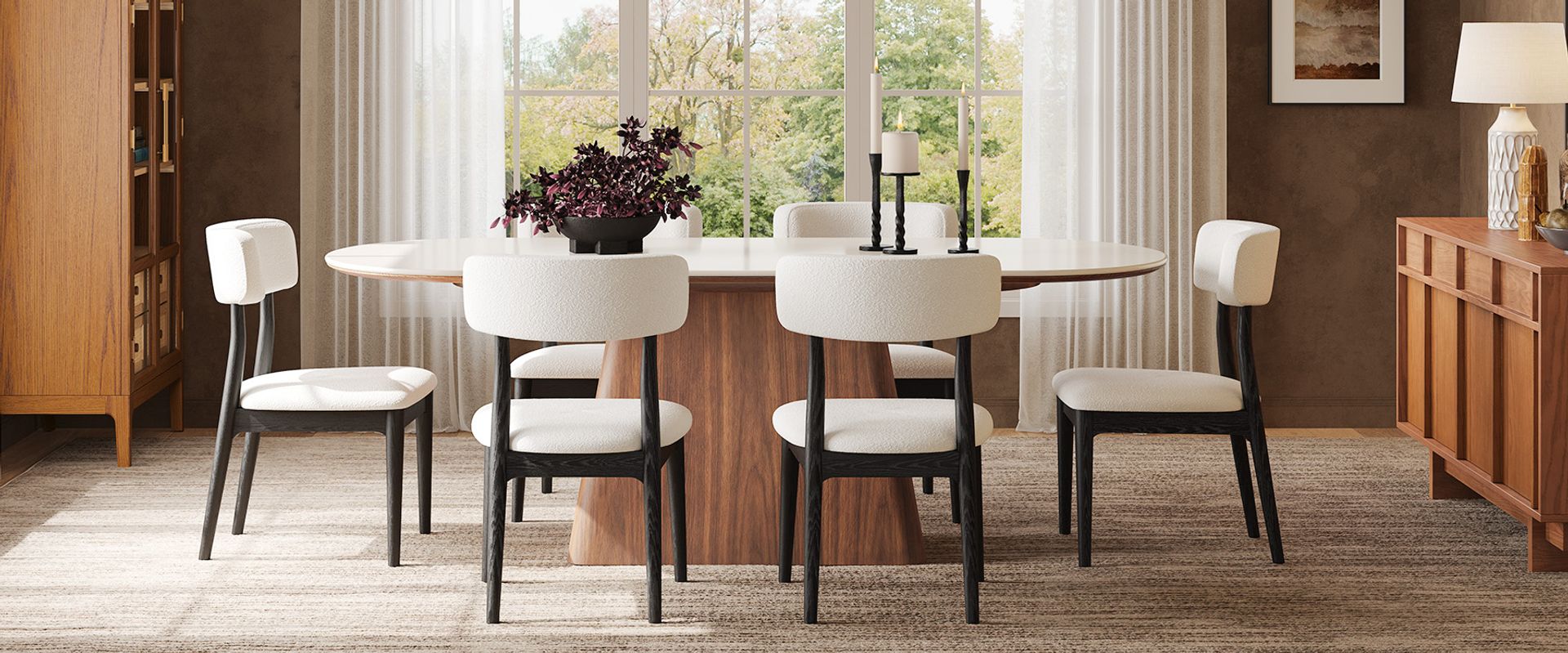 Set of 2 Bouce Dining Chairs