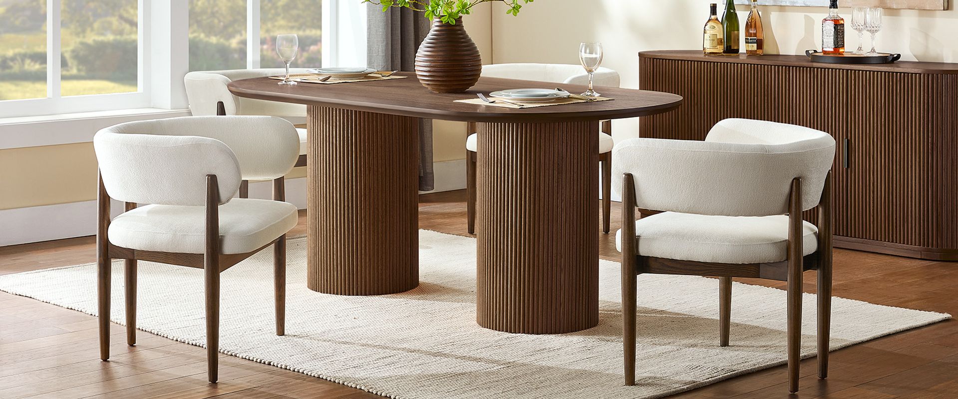 dark wood dining chair