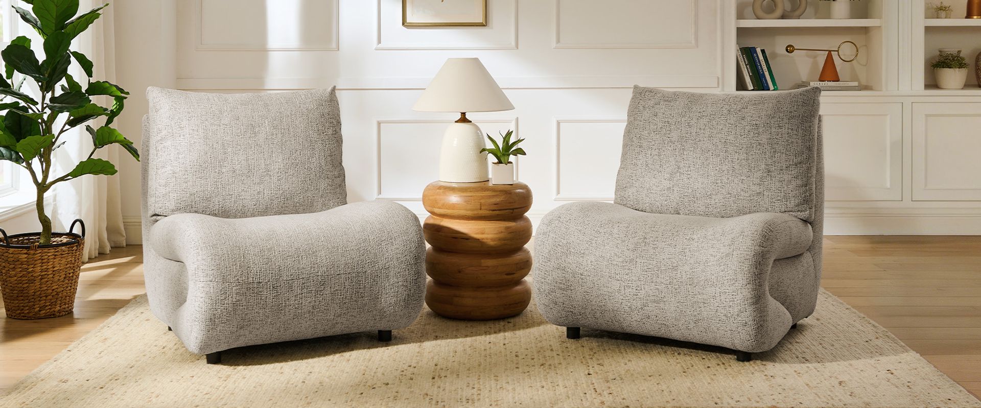 gray accent chair for living room