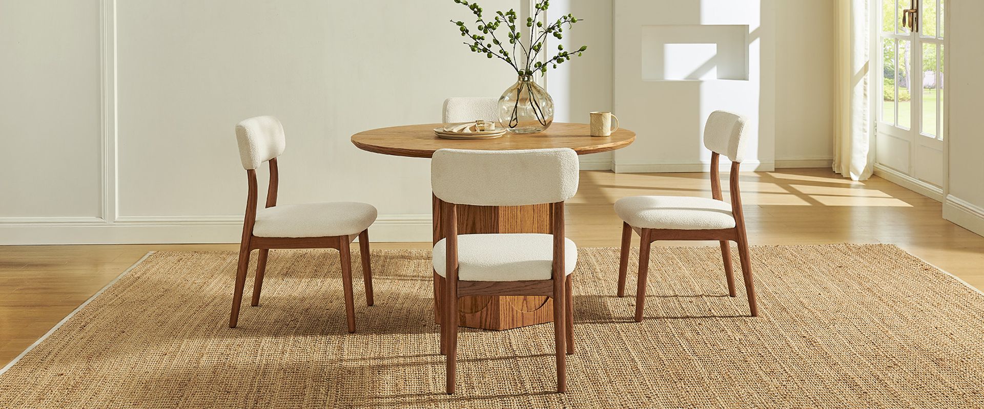 Set of 2 Bouce Dining Chairs