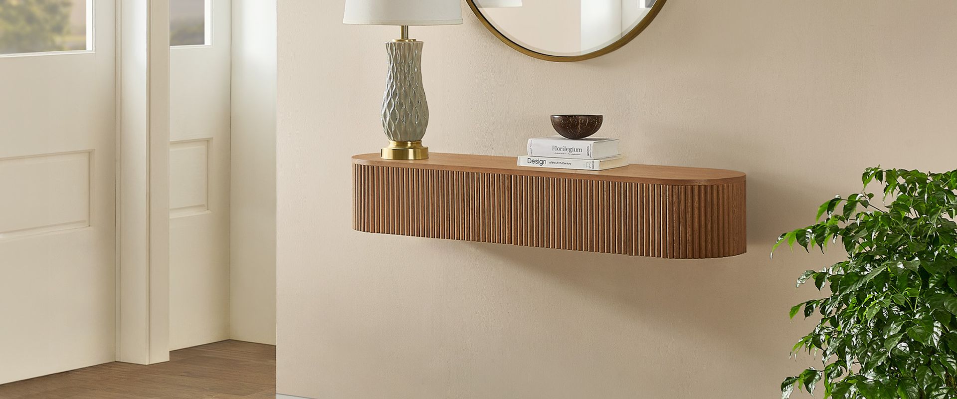 Floating Console Table