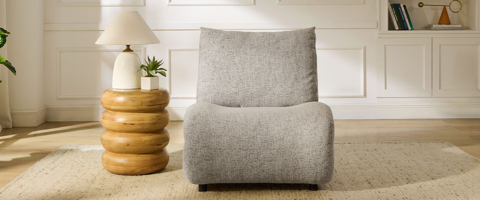 gray accent chair for living room