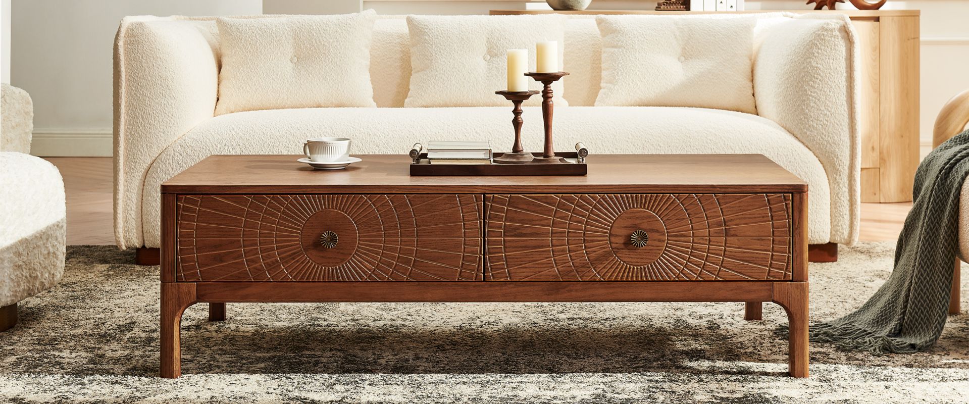rectangular coffee table
