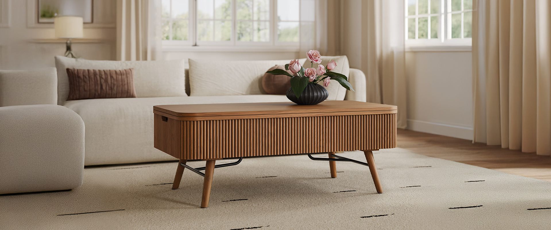 coffee table with lift top