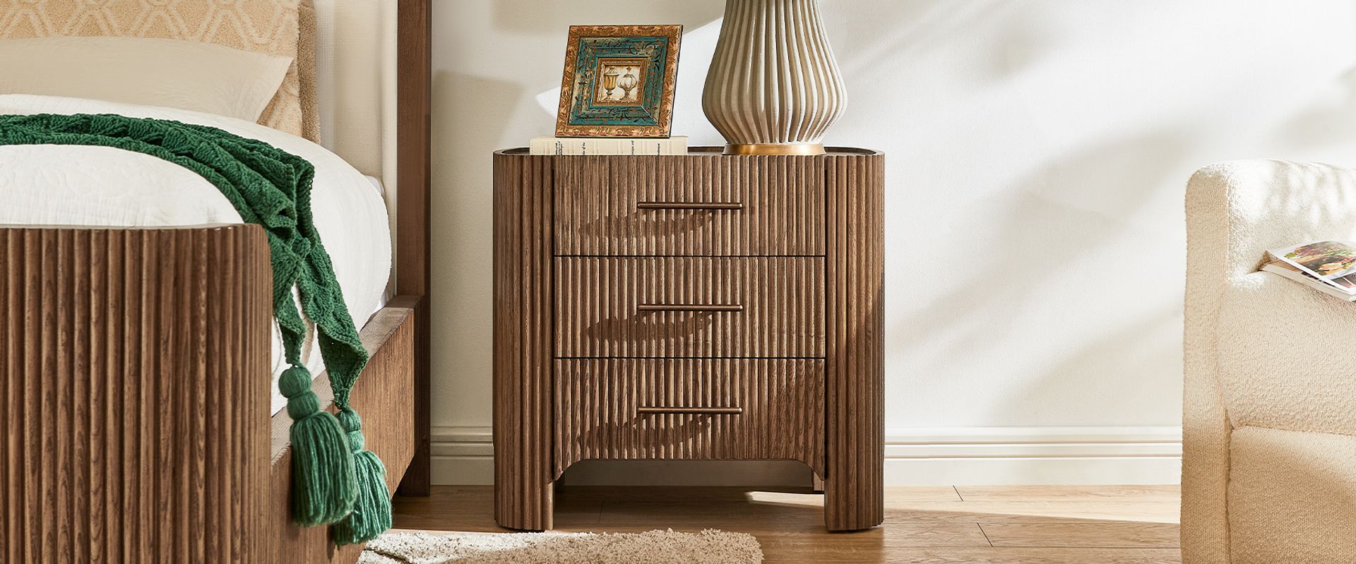 nightstand with drawers