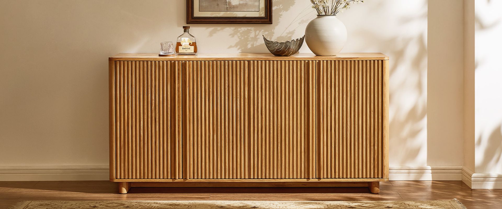 solid wood sideboard