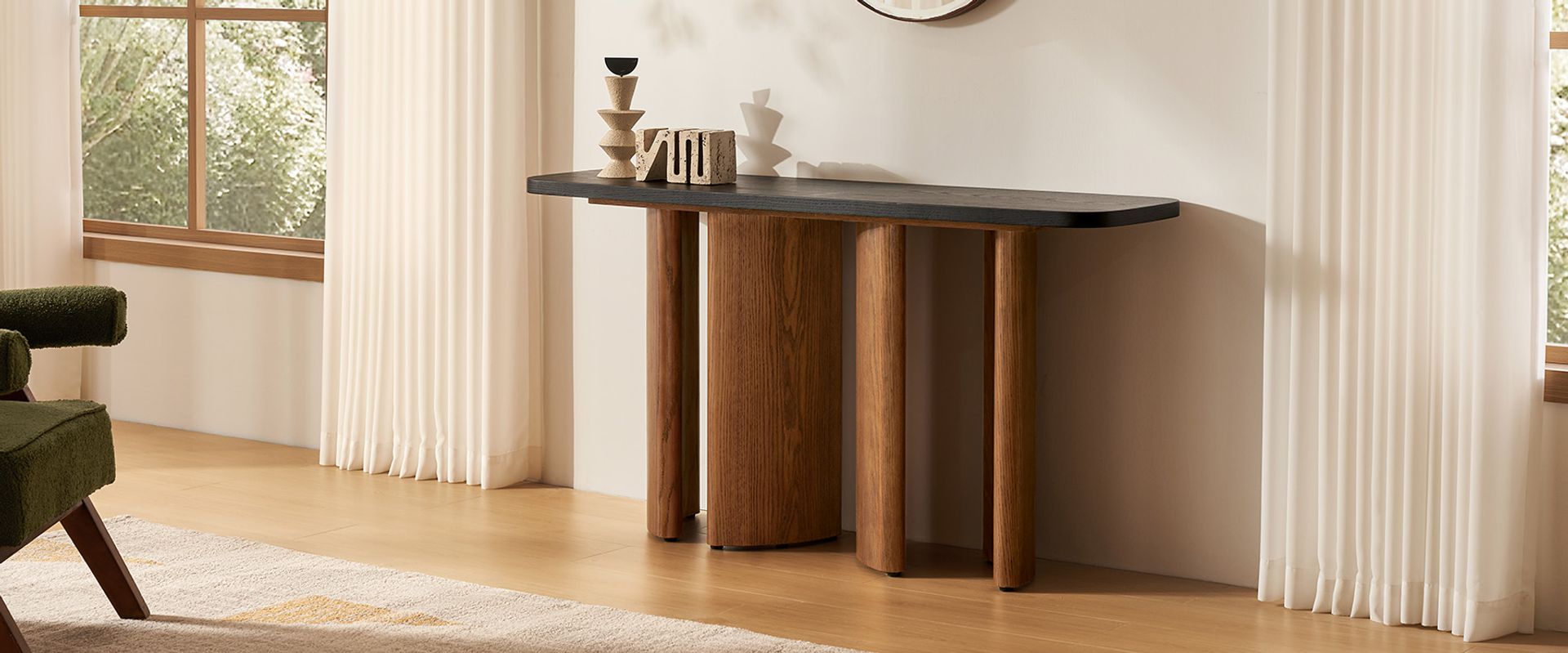 modern console table