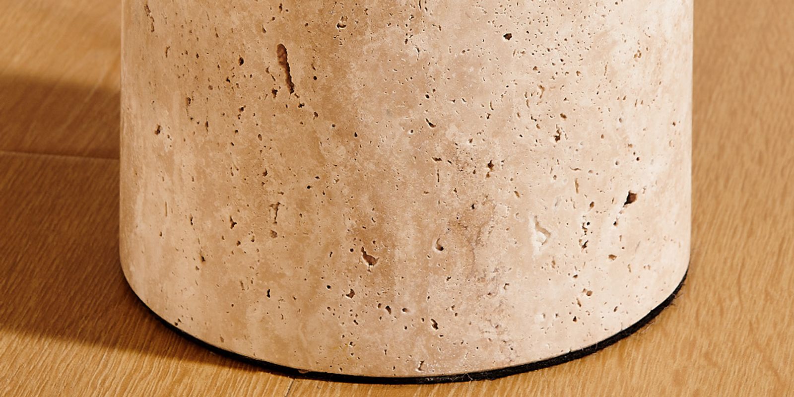 travertine base floor lamp