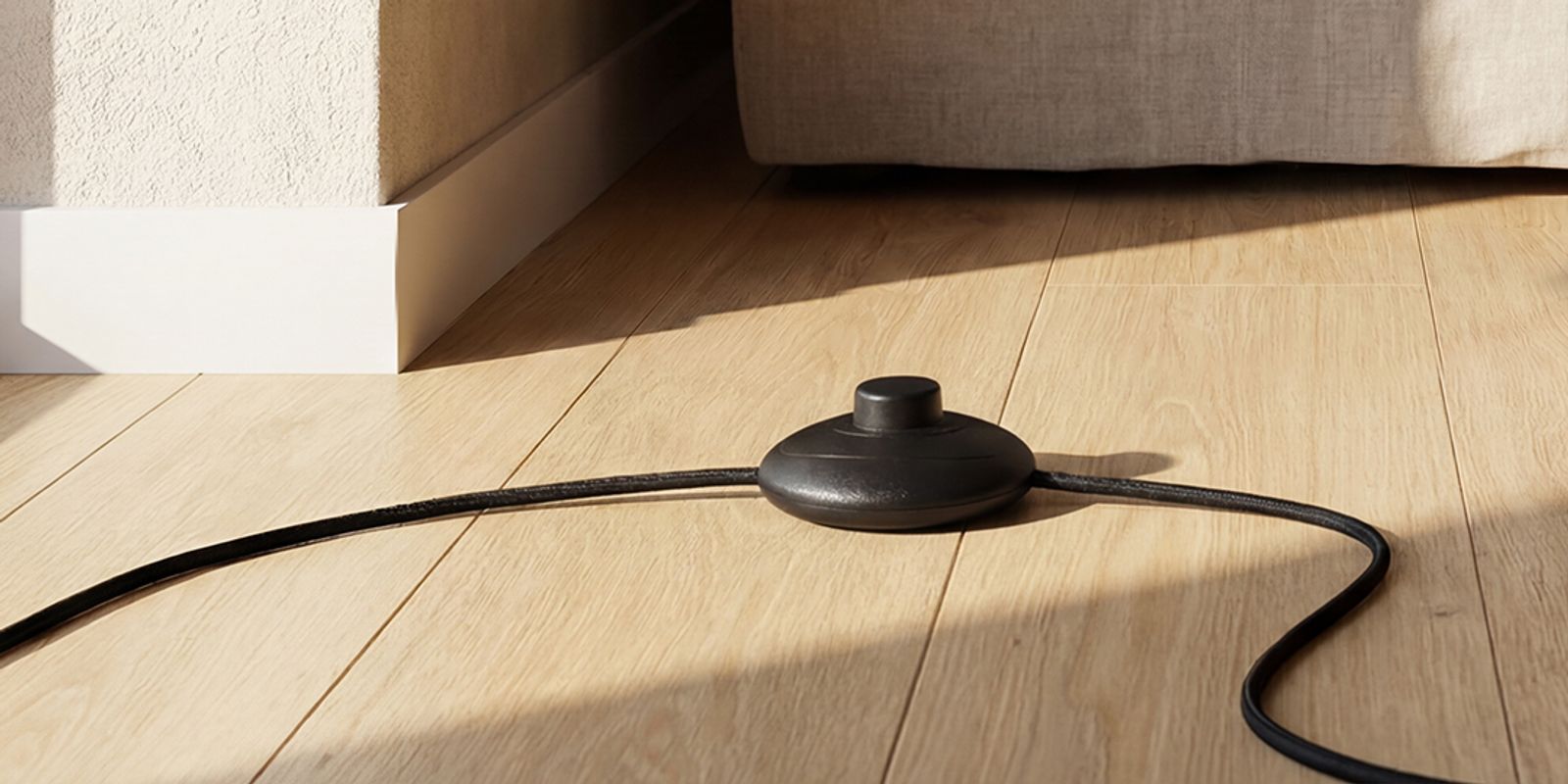 Pedal switch floor lamp