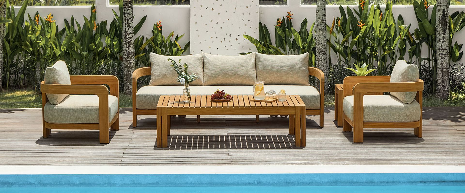 Outdoor Teak Coffee Table 