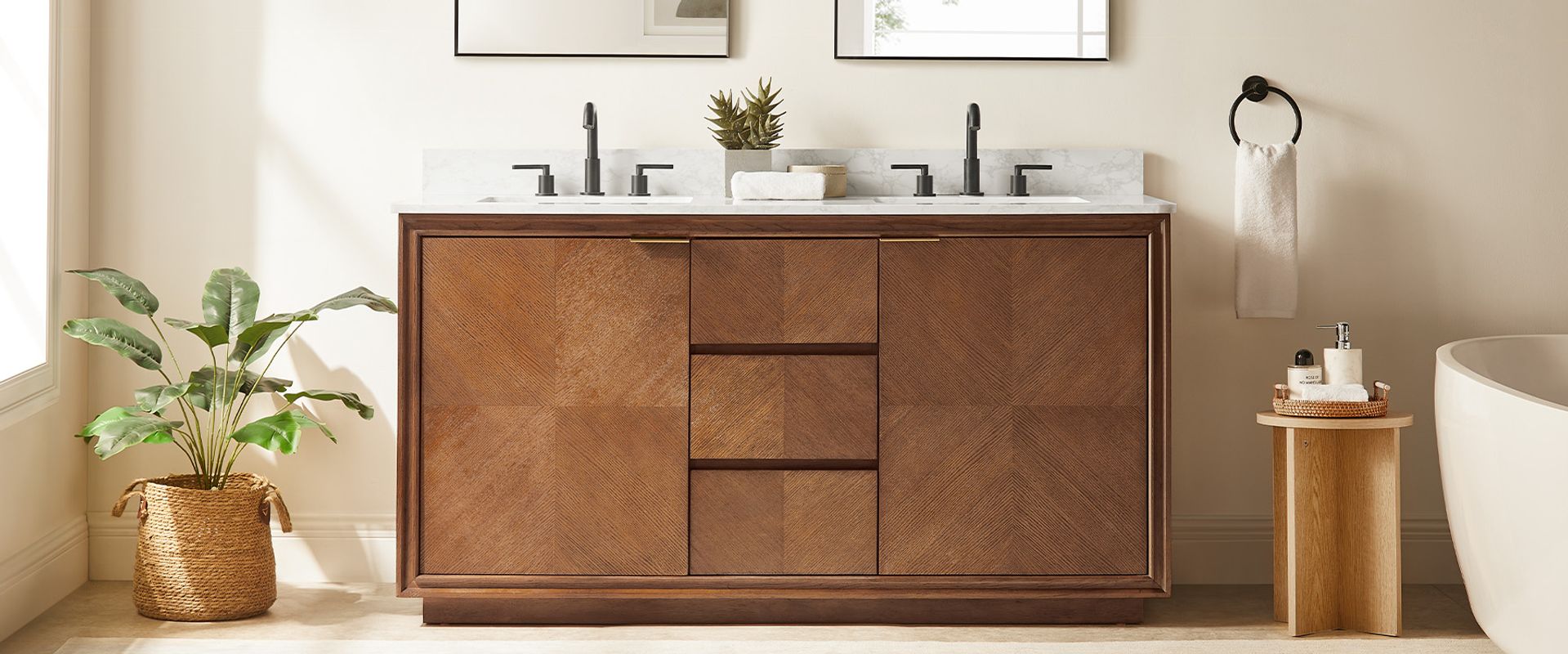 Double Bathroom Vanity