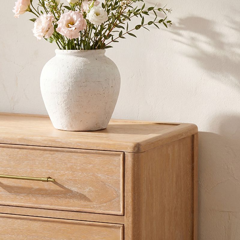 Warm Wood with Exquisite Metal Handle
