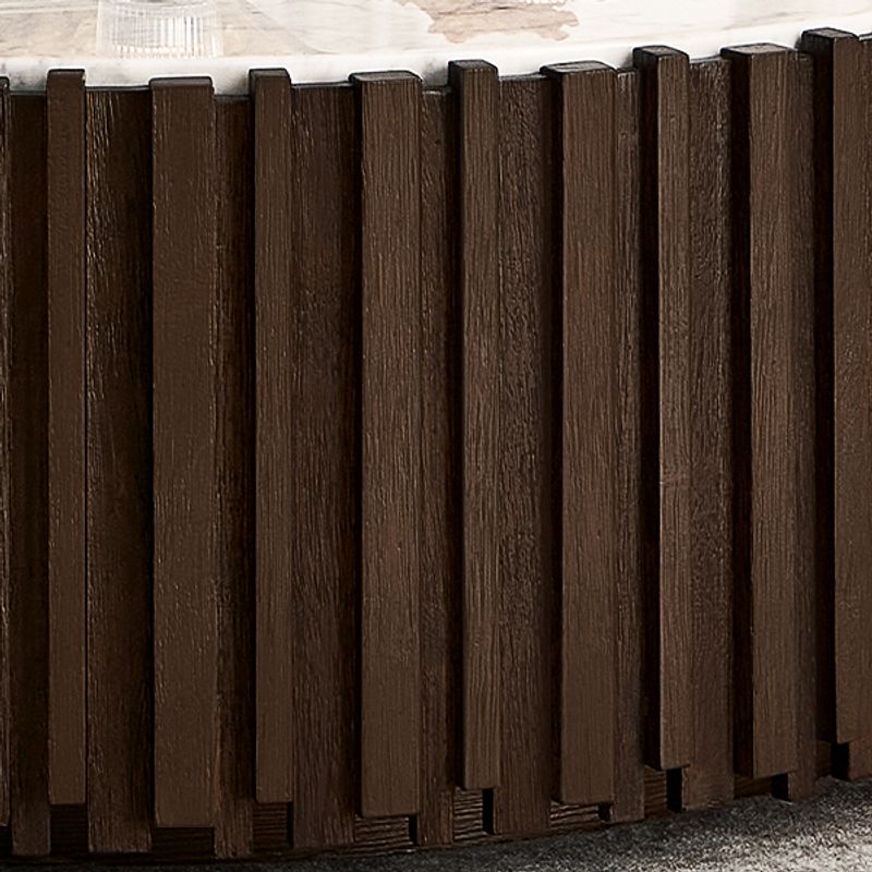 Staggered Solid Wood Grille