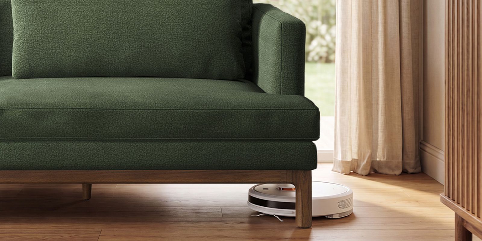 Elevated Leg Design for Easy Floor Care