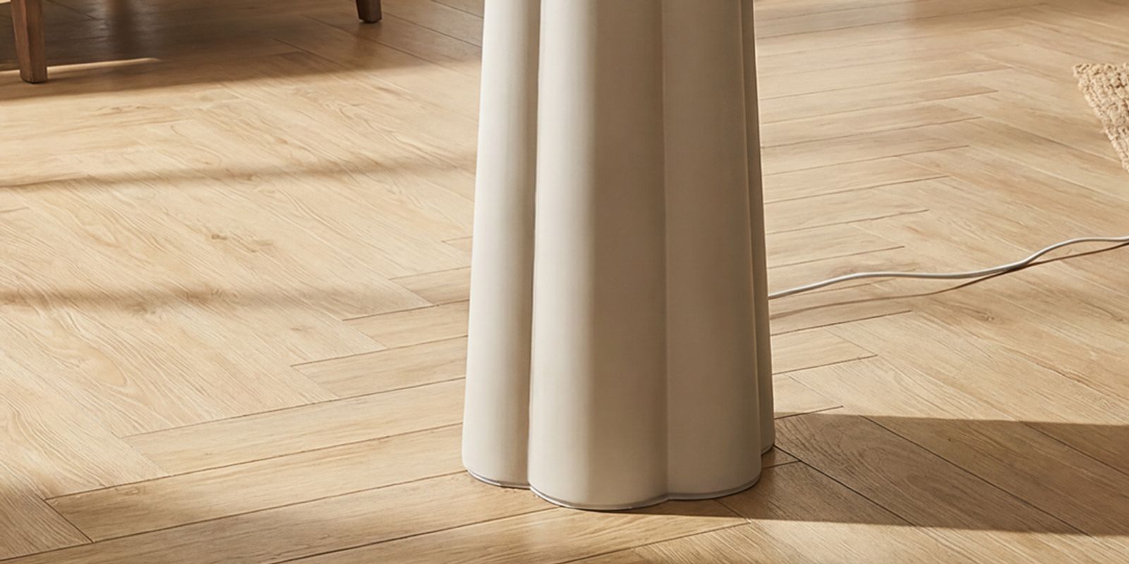 Ivory White Cement Post