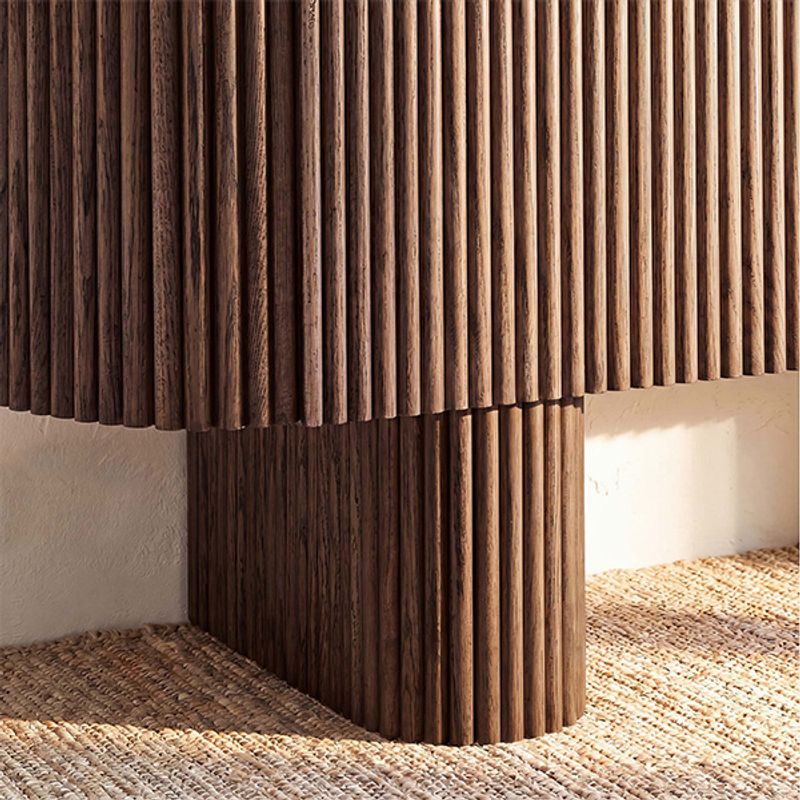 Solid Oak Fluted Legs
