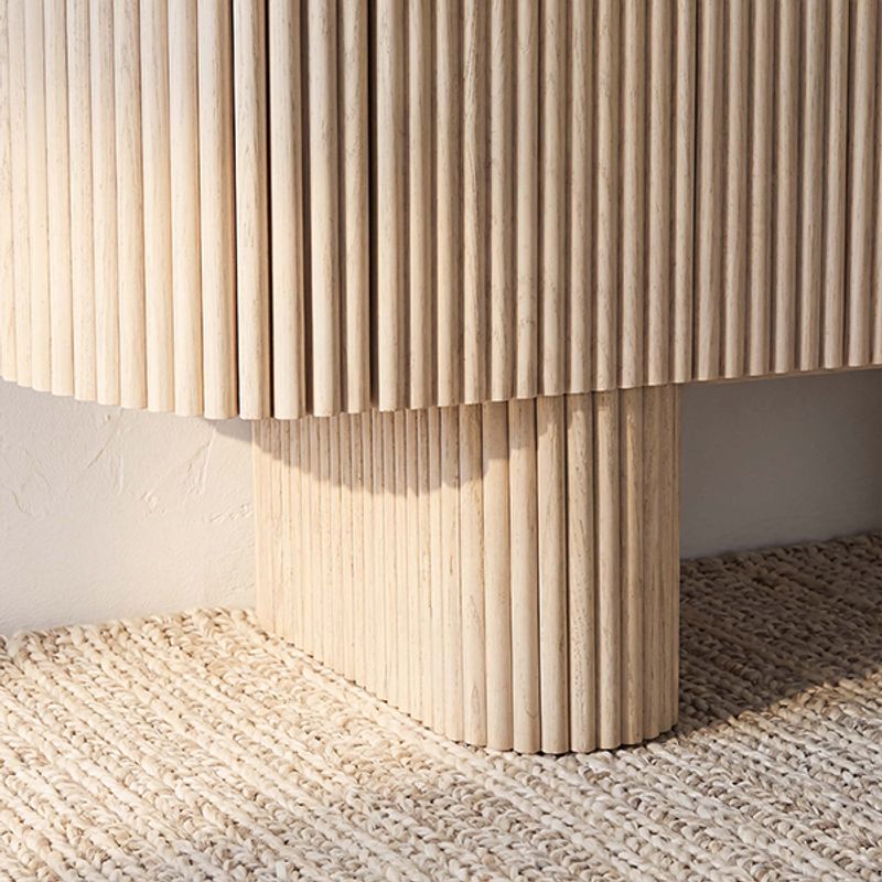 Solid Oak Fluted Legs