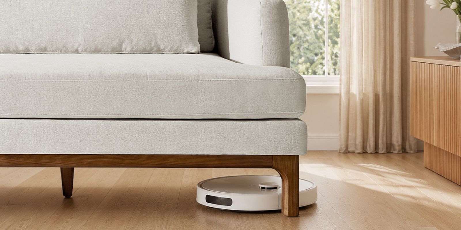 Elevated Leg Design for Easy Floor Care
