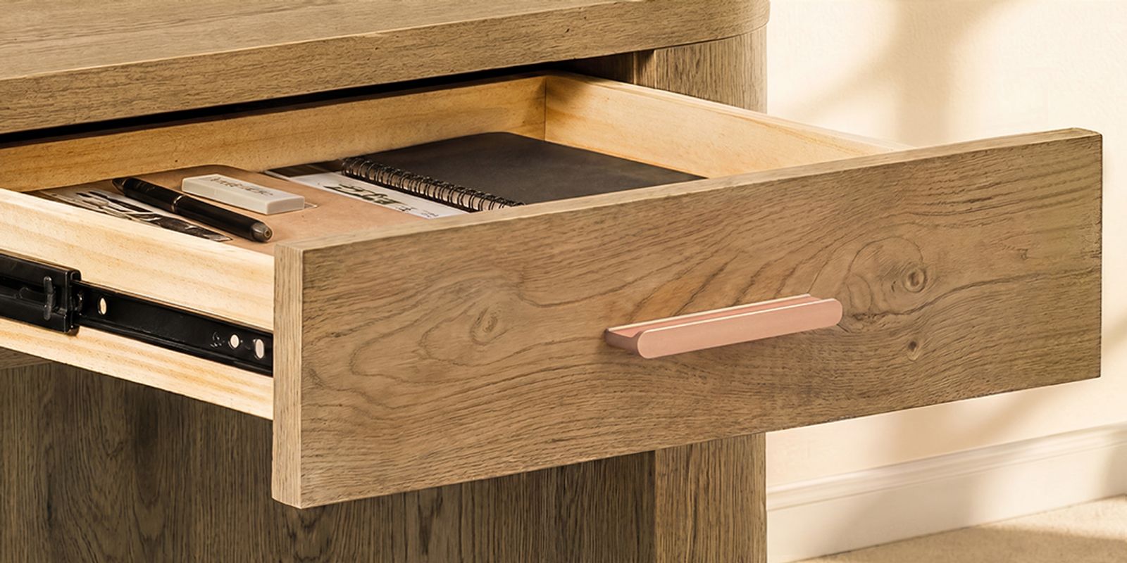 Storage Built Into the Desk