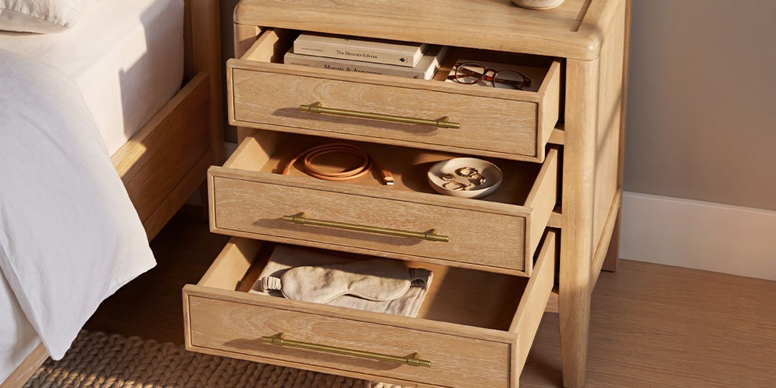 Bedside Storage That Stays Tidy